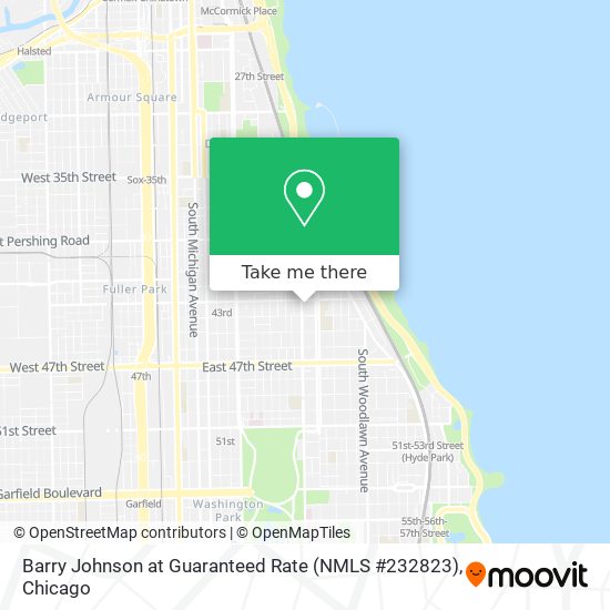 Mapa de Barry Johnson at Guaranteed Rate (NMLS #232823)