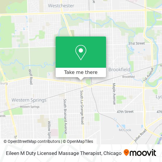 Eileen M Duty Licensed Massage Therapist map