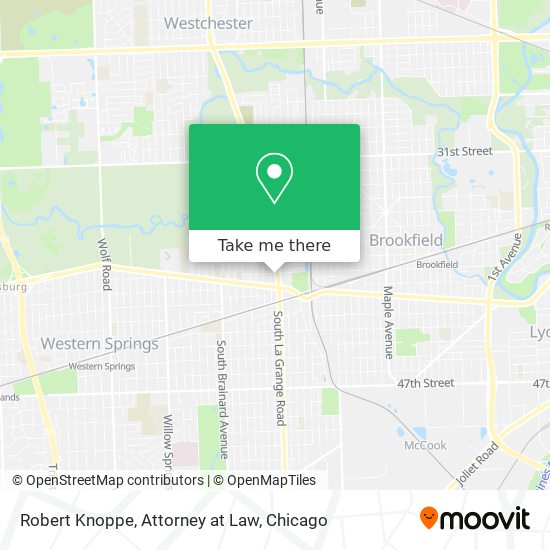 Mapa de Robert Knoppe, Attorney at Law