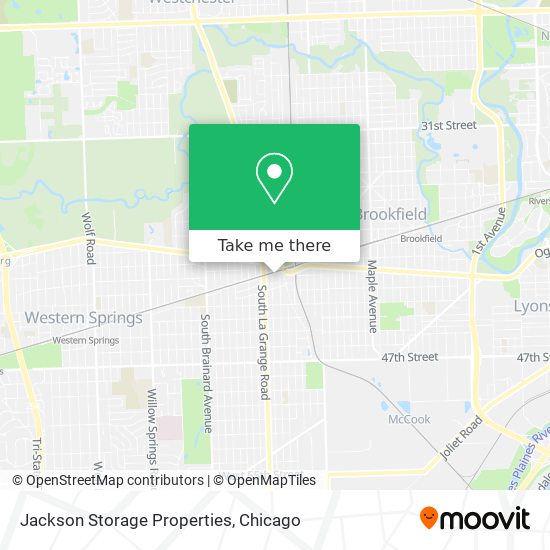 Jackson Storage Properties map