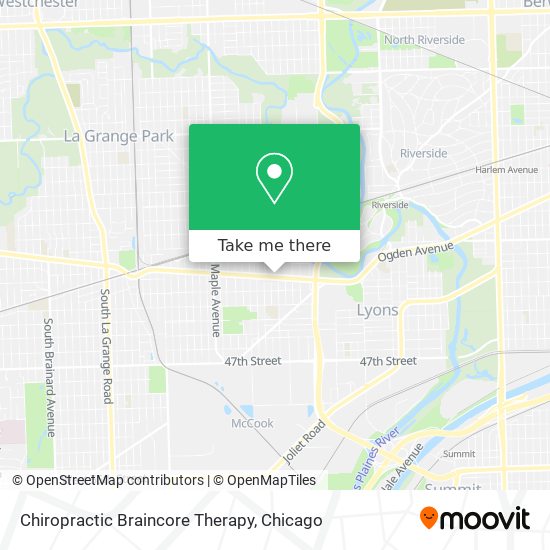 Chiropractic Braincore Therapy map