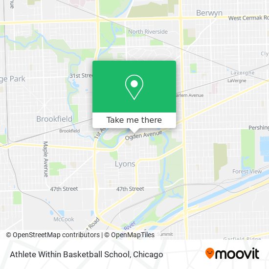 Athlete Within Basketball School map