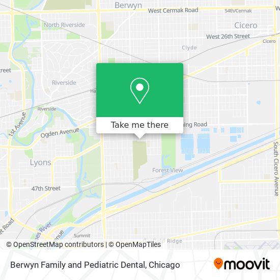 Mapa de Berwyn Family and Pediatric Dental