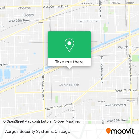 Aargus Security Systems map
