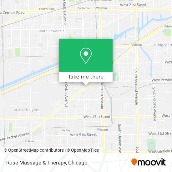 Rose Massage & Therapy map