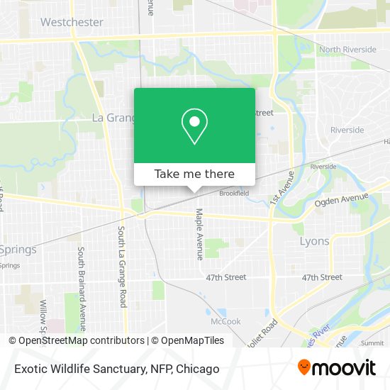 Mapa de Exotic Wildlife Sanctuary, NFP