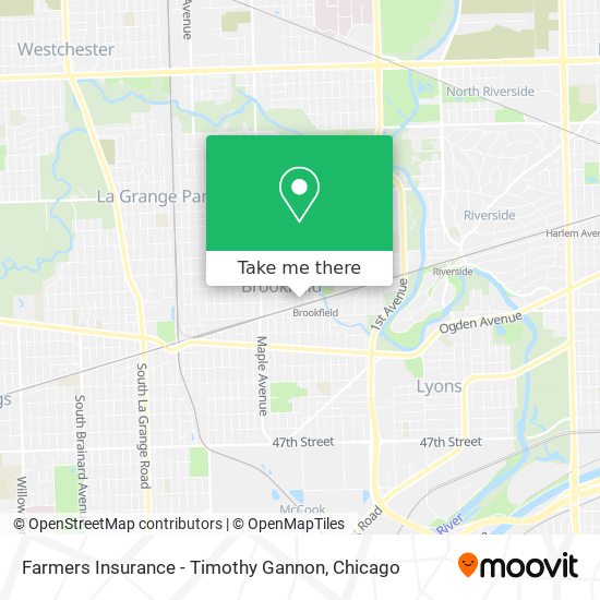 Mapa de Farmers Insurance - Timothy Gannon