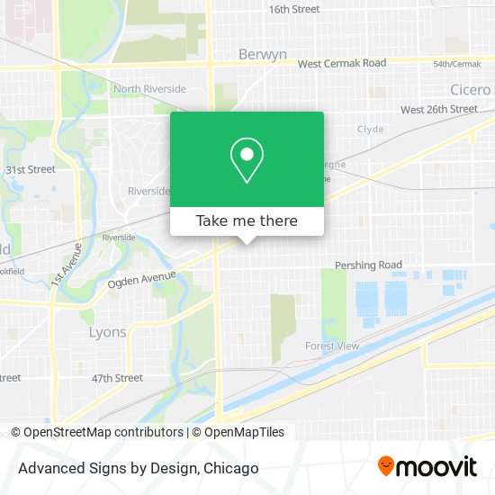 Advanced Signs by Design map