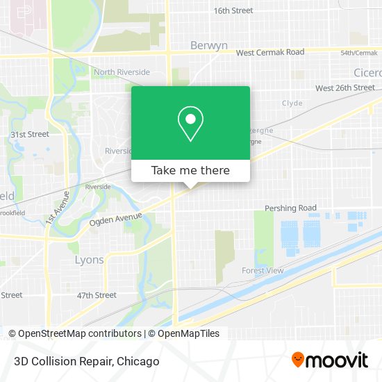 3D Collision Repair map