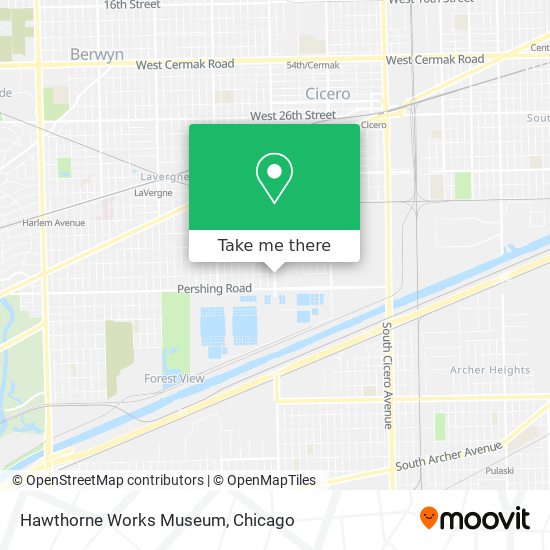 Hawthorne Works Museum map