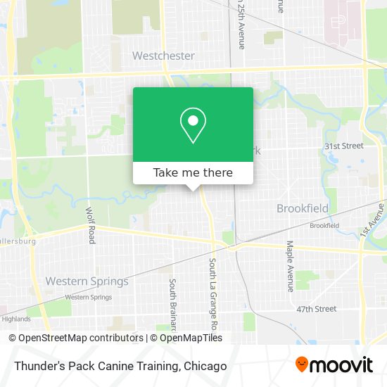 Thunder's Pack Canine Training map