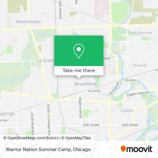 Mapa de Warrior Nation Summer Camp