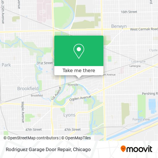 Mapa de Rodriguez Garage Door Repair