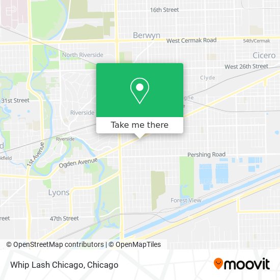 Mapa de Whip Lash Chicago
