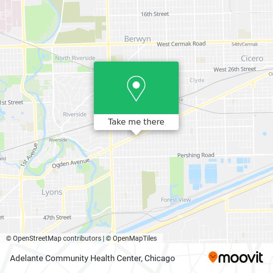 Adelante Community Health Center map