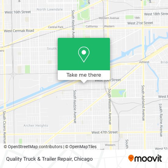 Mapa de Quality Truck & Trailer Repair