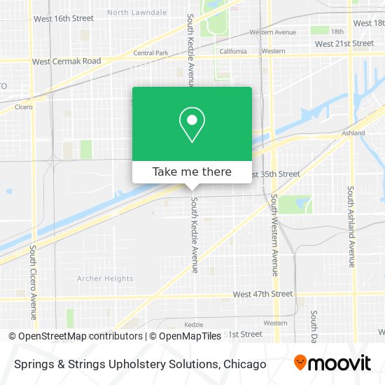 Springs & Strings Upholstery Solutions map