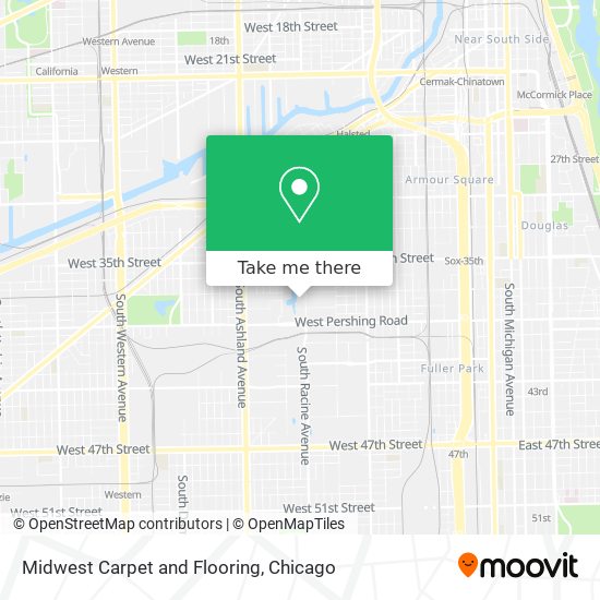 Mapa de Midwest Carpet and Flooring