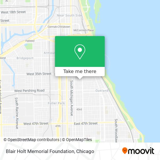 Mapa de Blair Holt Memorial Foundation