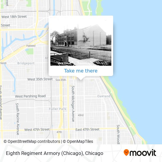 Mapa de Eighth Regiment Armory (Chicago)