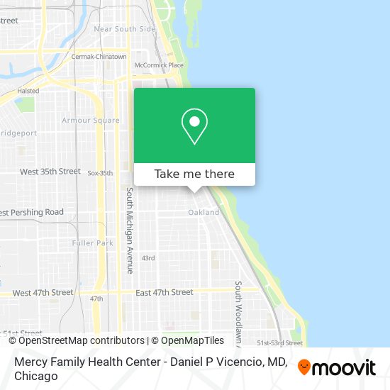 Mercy Family Health Center - Daniel P Vicencio, MD map