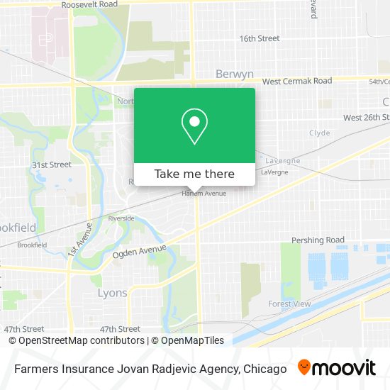 Farmers Insurance Jovan Radjevic Agency map