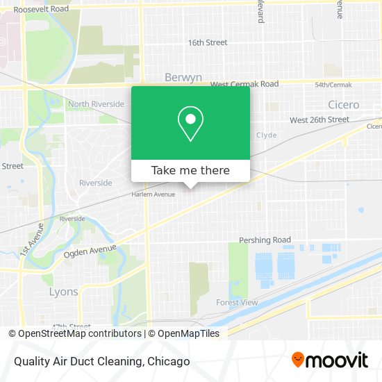 Quality Air Duct Cleaning map