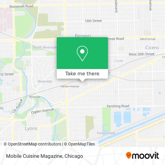 Mobile Cuisine Magazine map