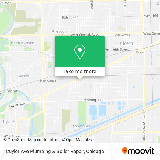 Mapa de Cuyler Ave Plumbing & Boiler Repair