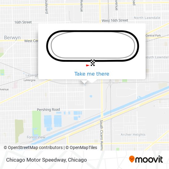 Chicago Motor Speedway map