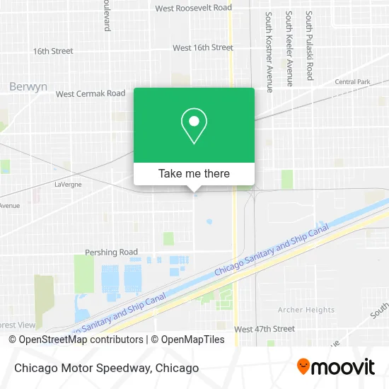 Chicago Motor Speedway map