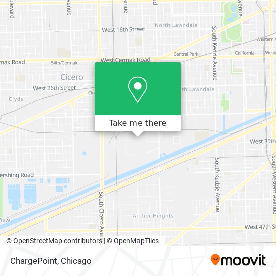 ChargePoint map