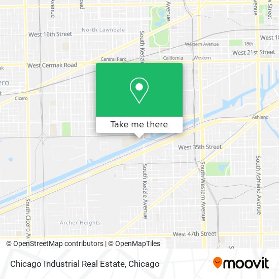 Mapa de Chicago Industrial Real Estate