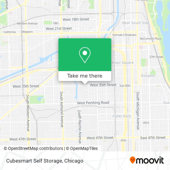 Cubesmart Self Storage map