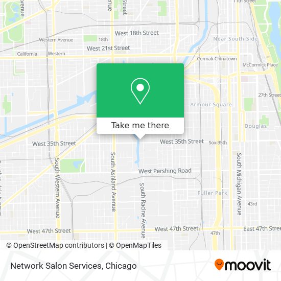 Network Salon Services map