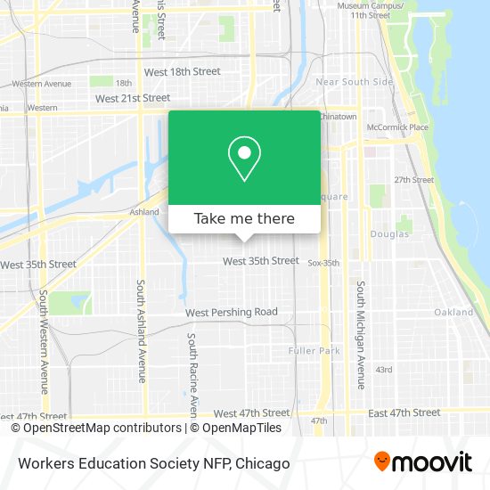 Workers Education Society NFP map