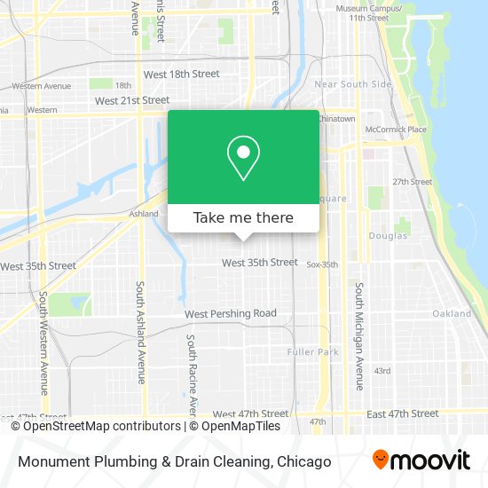 Monument Plumbing & Drain Cleaning map