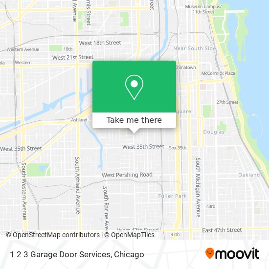 Mapa de 1 2 3 Garage Door Services