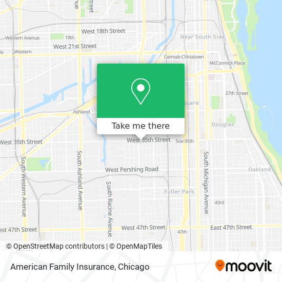 American Family Insurance map