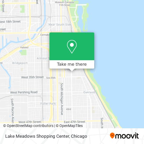 Lake Meadows Shopping Center map