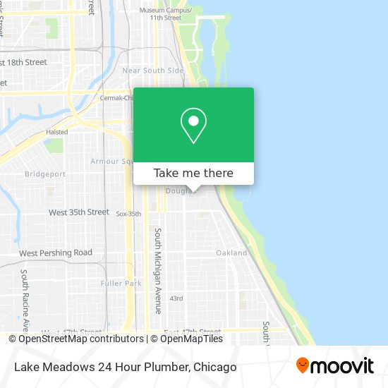 Lake Meadows 24 Hour Plumber map