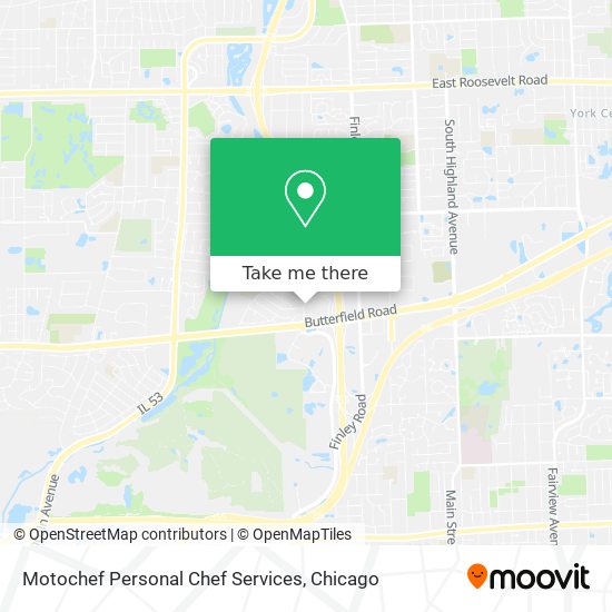 Motochef Personal Chef Services map