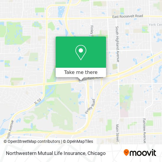 Northwestern Mutual Life Insurance map