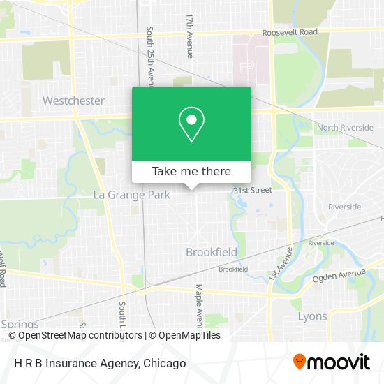 H R B Insurance Agency map