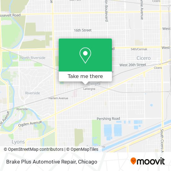 Brake Plus Automotive Repair map