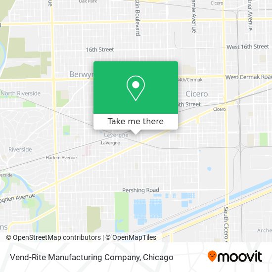 Mapa de Vend-Rite Manufacturing Company