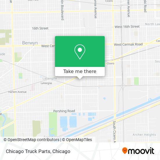 Mapa de Chicago Truck Parts