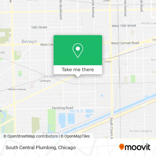 South Central Plumbing map