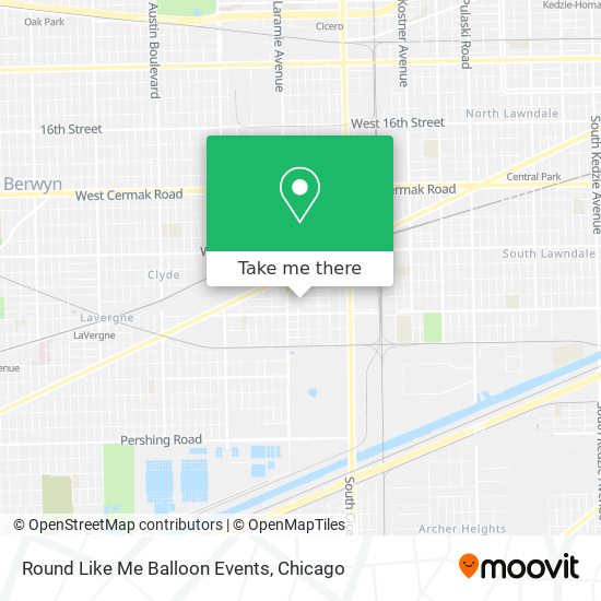 Round Like Me Balloon Events map