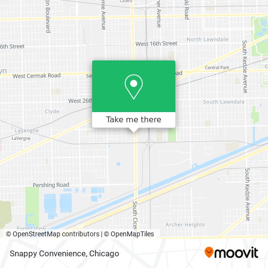 Mapa de Snappy Convenience